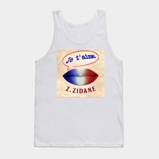 FRENCH KISS JETAIME ZIDANE Tank Top